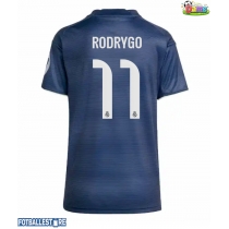 Real Madrid Rodrygo Goes #11 Bortedrakt Dame 2025-26 Kortermet